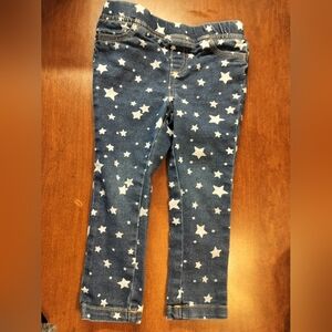 dip Kids Jeans with White Star Pattern